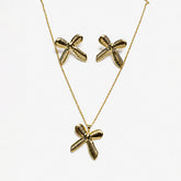 Ribbed Bow chain set