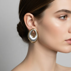 Glacier Flow Sterling Studs