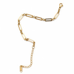 Gold Capsule Link Bracelet