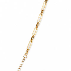 Gold Capsule Link Bracelet