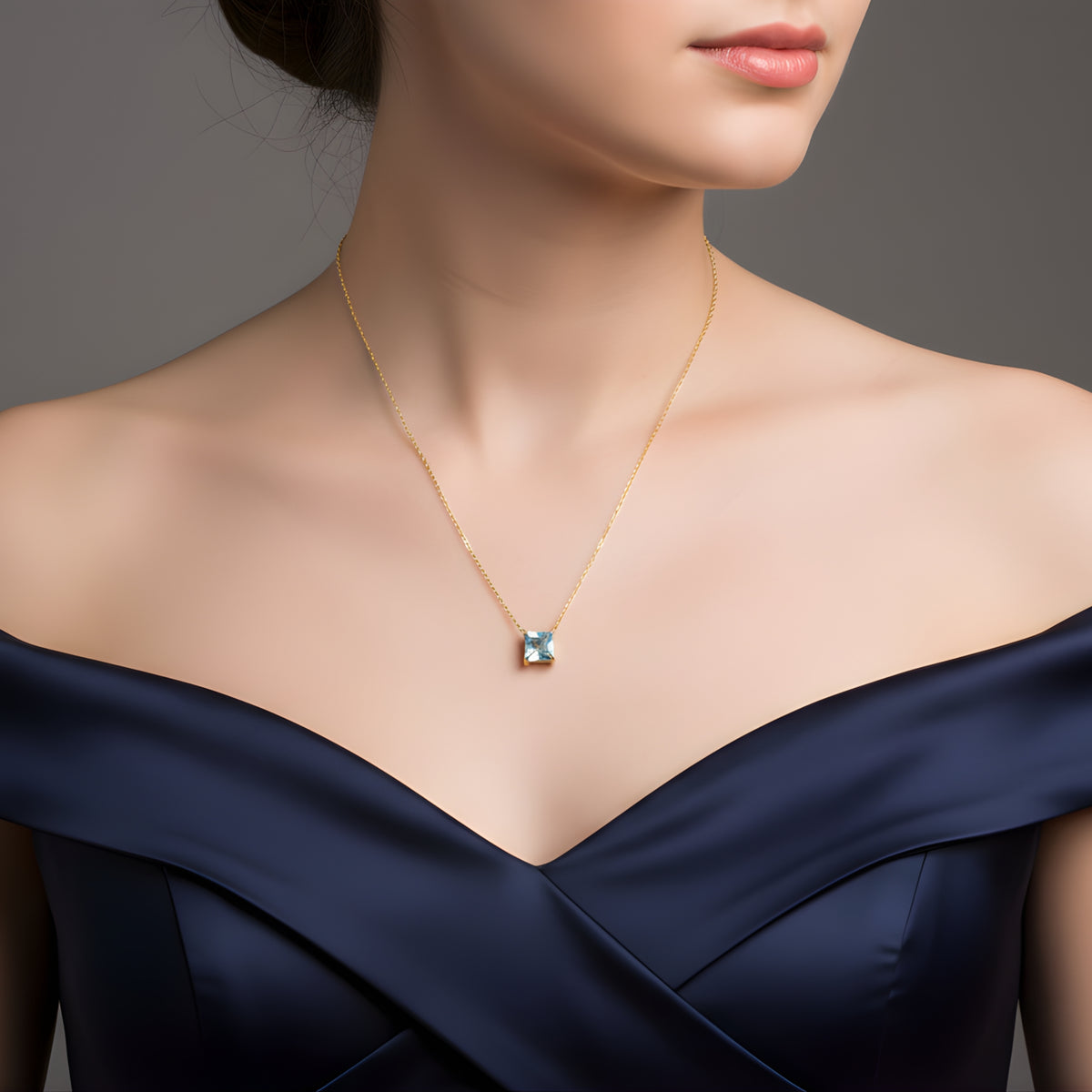 Blue Gem Pendant