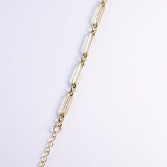 Gold Capsule Link Bracelet