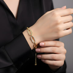 Golden Shine Capsule Bracelet
