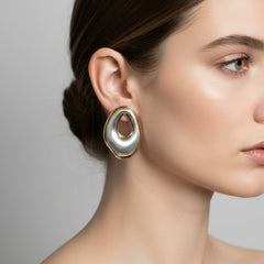 Glacier Flow Sterling Studs