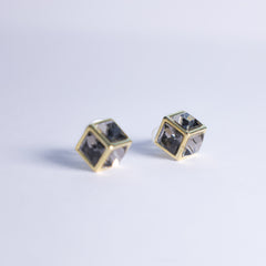 Black Crystal Vault Studs