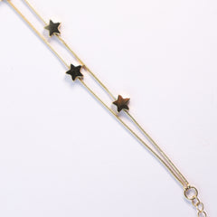 Golden Star Layered Bracelet