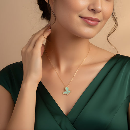 Dream Weaver Butterfly Pendant