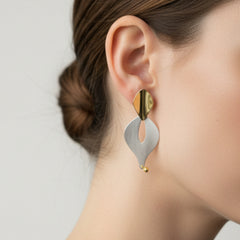 Two-Tone Drift Earring