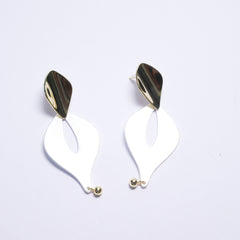 Two-Tone Drift Earring