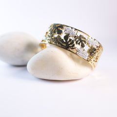 Golden Aurea Petal Cuff