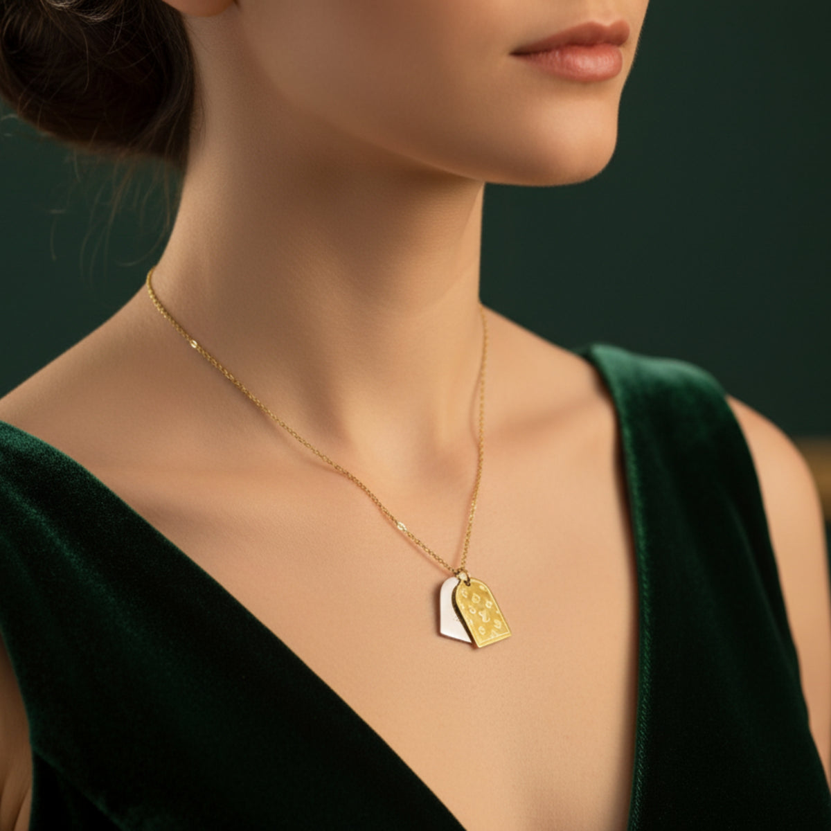 Gold Overlay Tag Set