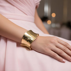 Golden Dune Bend Cuff bracelet