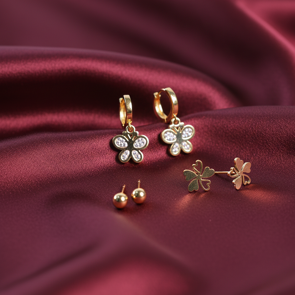 Resilience Charm Trio Earring Set